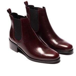 Ariano Bordeau Leather Boot.